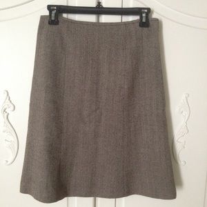 J. Crew A-line Herringbone Skirt